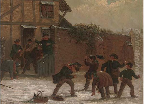 The Snowball Fight - view 1