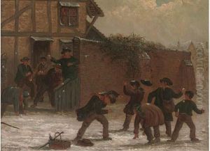 The Snowball Fight by Thomas Smythe