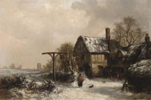 Outside The Stag, Winter