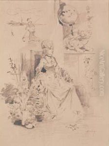 Elegante Aux Chinoiseries by Henry Somm