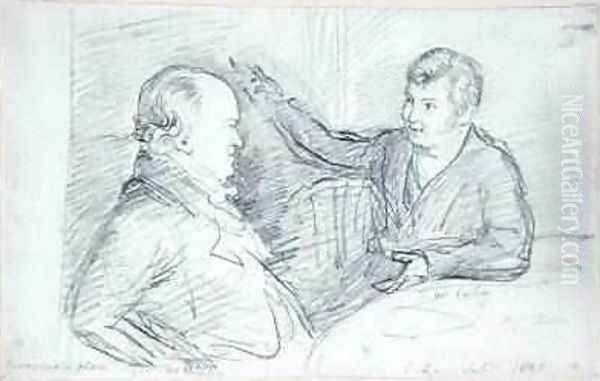 William Blake 1757-1827 in Conversation with John Varley 1778-1842 - view 1