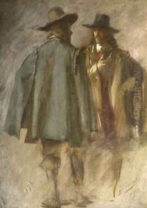 Flight of Five Members 1914 2 by John Seymour Lucas