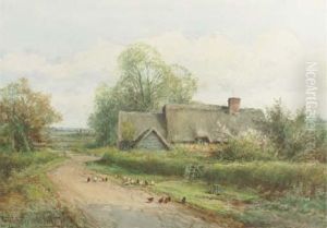 A Sunny Spot Near Flitwick, Bedfordshire by Henry John Sylvester Stannard