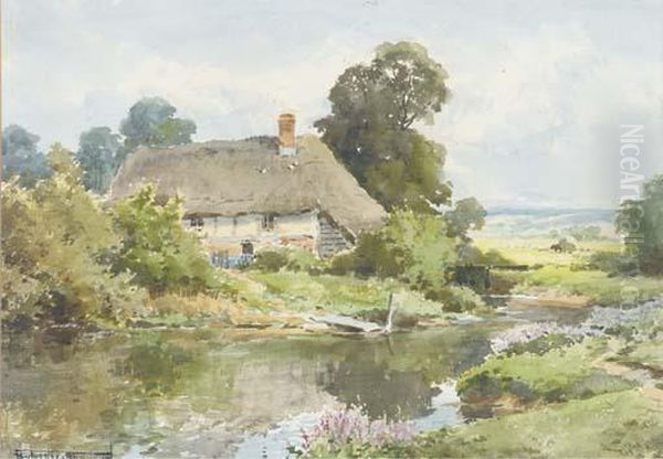 A Thatched Cottage On The River's Edge - view 1