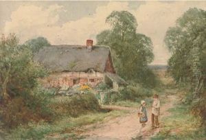 A Little Bit Of Old England, Bedfordshire by Henry John Sylvester Stannard