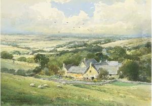 Frampton Mansell, Gloucestershire by Henry John Sylvester Stannard
