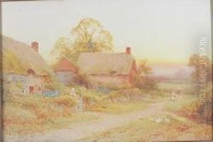 Farmstead by Henry John Sylvester Stannard