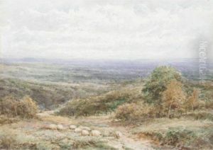 A View In Surrey by Henry John Sylvester Stannard