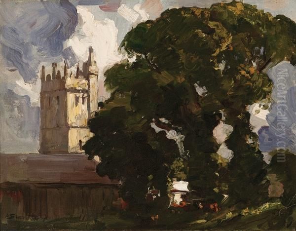 The Abbey And The Oak Tree - view 1