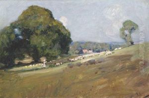 A Summer Field by Arthur Streeton