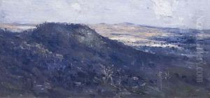Mount Toorong, (mount Towrong, Macedon) by Arthur Streeton