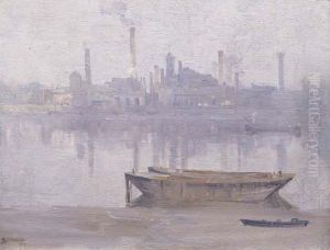 The Thames At Battersea by Arthur Streeton
