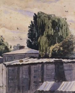 Sunday At Home, (streeton Home) by Arthur Streeton