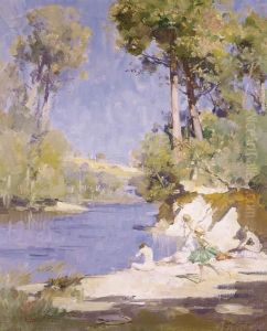 Shall We Gather At The River by Arthur Streeton