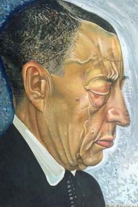 Portrait of Sergey Rakhmaninov 1873-1943 by Boris Dmitrievich Grigoriev