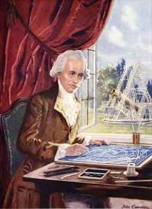 William Herschel at work at Observatory House, Slough
