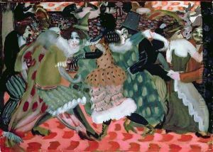 The Morte Saison in Paris by Boris Dmitrievich Grigoriev