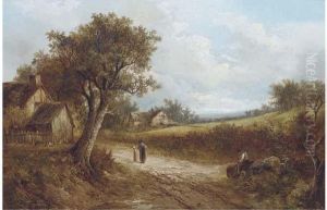 Returning Home From The Market by Joseph Thors