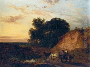 Watering The Horses; Return From The Pasture by Joseph Thors