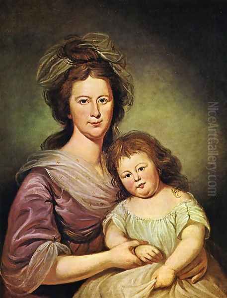 Mrs. Thomas Leiper and Her Daughter, Helen Hamilton Leiper - view 1