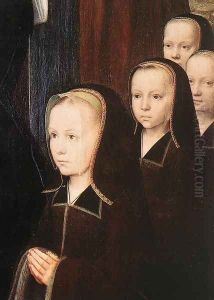 Triptych of Jean Des Trompes (detail) 1505 by Gerard David