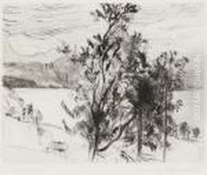 Blick Auf Den Walchensee. by Lovis (Franz Heinrich Louis) Corinth