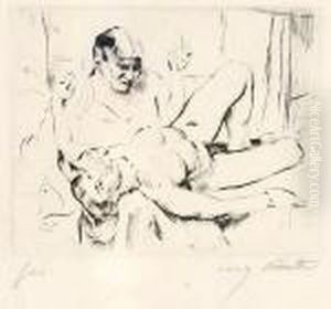 Weissagung. by Lovis (Franz Heinrich Louis) Corinth