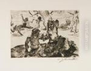 Antike Legenden by Lovis (Franz Heinrich Louis) Corinth