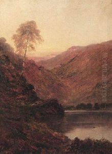 The Brander Pass (loch Awe) (#) The Heart Of The Trossachs by Alfred de Breanski