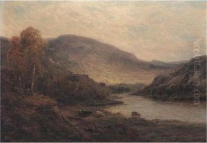 The Teith Valley by Alfred de Breanski