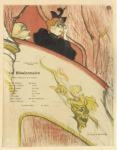 La Loge Au Mascaron Dore (delteil 16; Wittrock 16; Adriani 69) by Henri De Toulouse-Lautrec