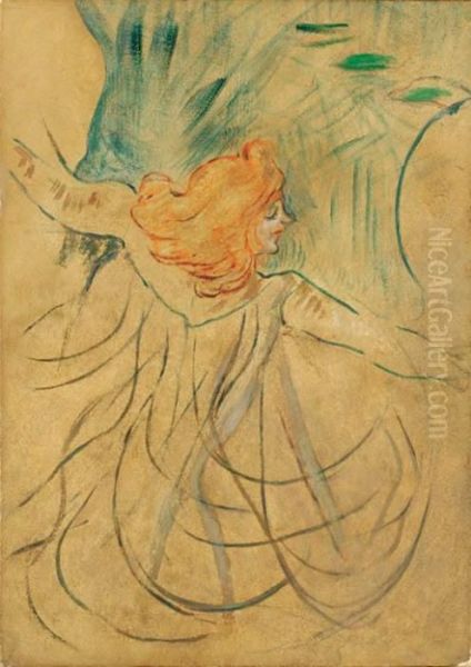 Au Music-hall: La Loie Fuller - view 1