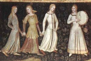 Way of Salvation (detail 3) 1365 by Andrea Bonaiuti da Da Firenze