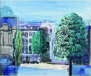 L'avenue Du Bois De Boulogne A Paris by Raoul Dufy