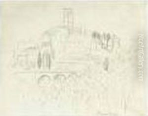 Saint-paul-de-vence by Raoul Dufy
