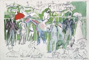 Le Paddock by Raoul Dufy