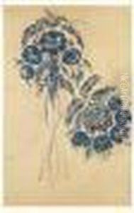 Fleurs Bleues by Raoul Dufy
