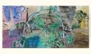 La Fontaine De La Place De La Concorde by Raoul Dufy