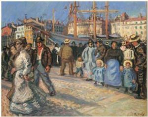 Le Quai, Marseille by Raoul Dufy