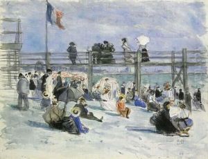 La Plage A Sainte-adresse by Raoul Dufy