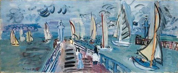 Les Regates Sous La Pluie - view 1