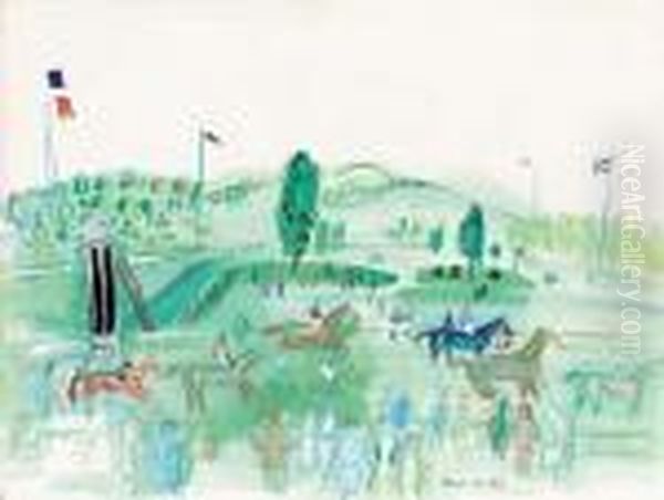 Le Champ De Courses A Deauville - view 1