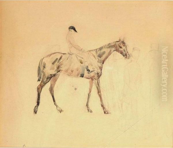 Horse And Jockey - view 1