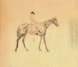 Horse And Jockey by Jean-Louis Forain