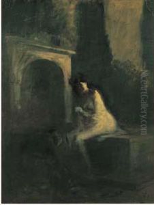 Jeune Femme Devant L'atre Jeune Femme Devant L'atre