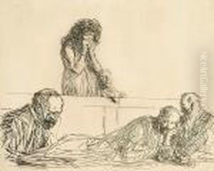 Fille-mere by Jean-Louis Forain