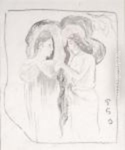Deux Femmes Tahitiennes by Paul Gauguin