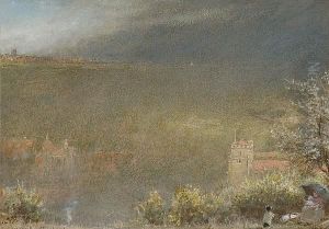 Old Hastings, Stormbound by Albert Goodwin