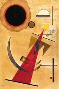 Rot In Spitzform by Wassily Kandinsky