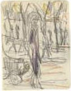 Strassenszene (street Scene) by Ernst Ludwig Kirchner